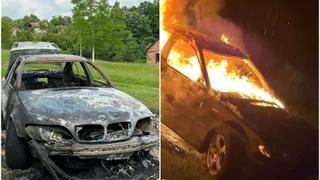 Izgorio BMW: Vještak kaže da je samozapaljenje, vlasnik se ne slaže