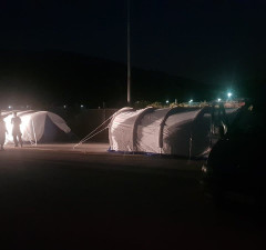 Postavljeni šatori