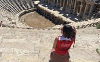 Navijačica Veleža u Hierapolisu