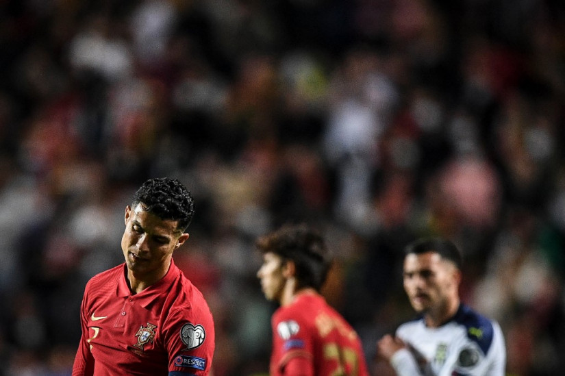 Ronaldo utučen napustio teren