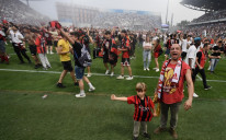 Stadion u Sasuolu je bio preplavljen navijačima Milana