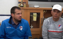 Lalatović i trener Dobojlija Ćurguz 