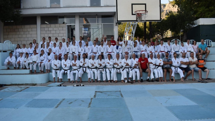 Karate kamp/seminar "Zaostrog 2022", koji se održava od 31. jula do 7. avgusta okupio je preko 120 učesnika
