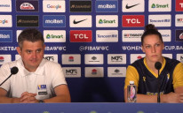 Goran Lojo i Anđela Delić na konferenciji za medije